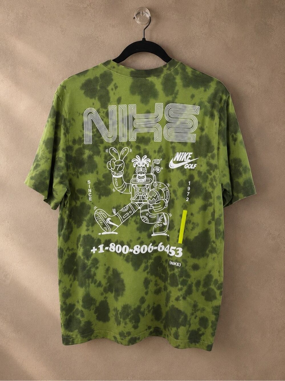 Steven Harrington x Nike Large Nike Golf Tie Dye Graphic Tee Green